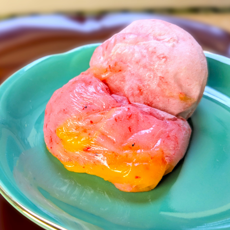 老舗お餅屋さんが作るチーズ入り杵つき生丸餅(エビ)18個入り | mott J+