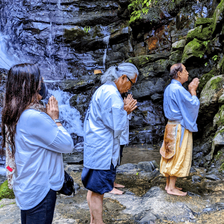 【特別企画】犬鳴山・七宝瀧寺 脚のお滝修行＋写経体験＋参道解説書・参道ガイド付き（2名様より）