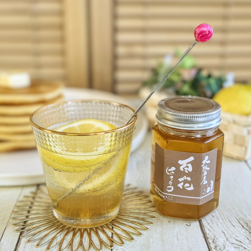 大阪泉州産】純度100％！純粋はちみつ180g×3種set（百花/くろがねもち