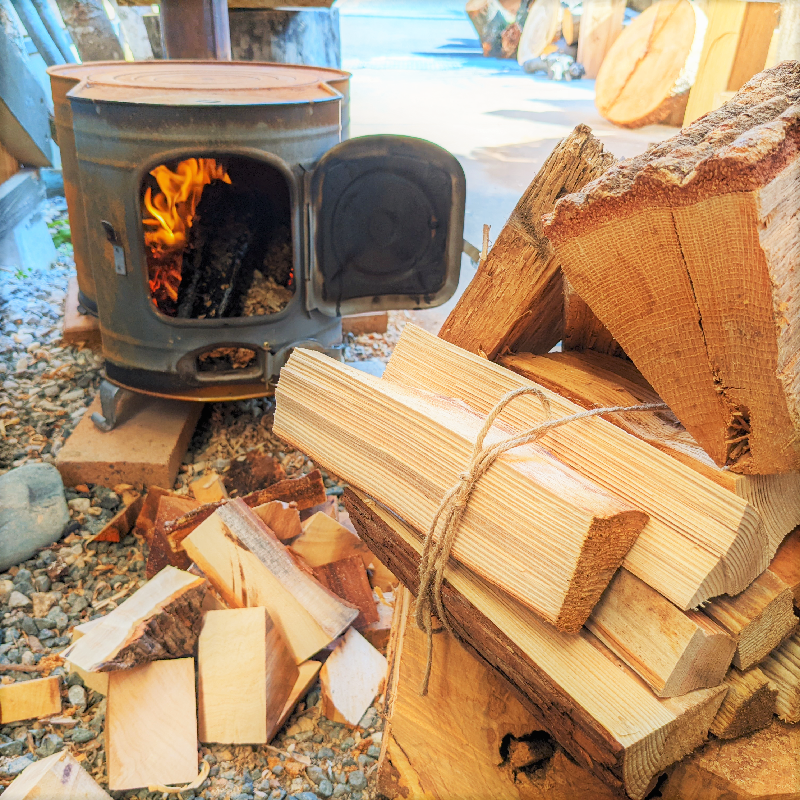 薪 針葉樹ミックス 薪ストーブ キャンプ用