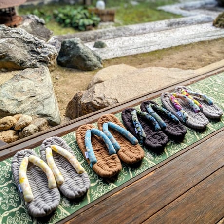 足元からの健康に！室内履き布草履（ミモザイエロー）〈数量限定品〉