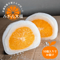 老舗お餅屋さんのみかん大福 10個