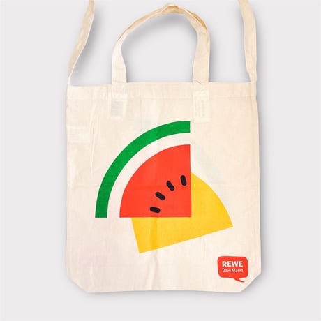 ドイツ　エコバッグ　REWE（レーヴェ）   すいか