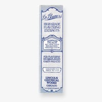 アメリカ　香料のラベル　Dr. Blumers Artificial Peach (1930s)