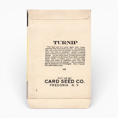 シードパケット　種袋　アメリカ　TURNIP