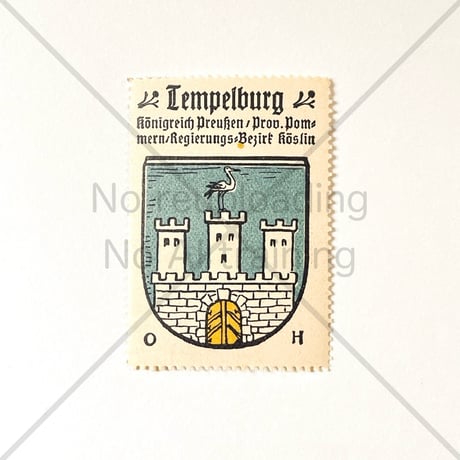 コーヒー・ハーグ広告切手　Tempelburg