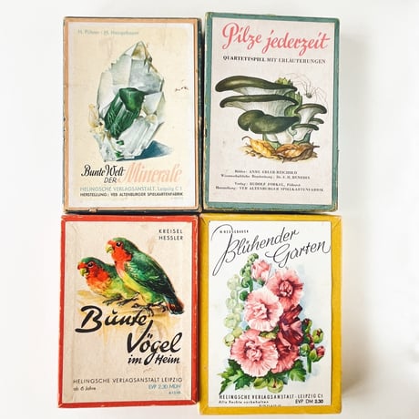 東ドイツ　カードゲーム　Blühender Garten　1960年代　箱入り