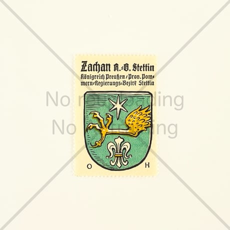 コーヒー・ハーグ広告切手　Zachan a. G. Stettin