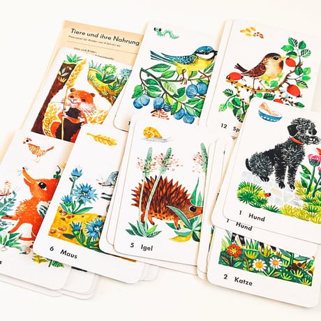 東ドイツ　カードゲーム　Tiere und ihre Nahrung　1960年〜1970年代