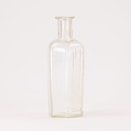 ドイツ　六角形　透明　ガラス瓶1-100ml　1930年代