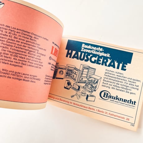 西ドイツ　クーポン冊子　Tag der offenen Tür　1979