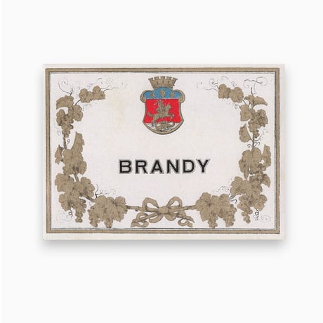 東ドイツ　BRANDY　Likor　ラベル　お酒