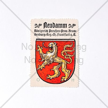 コーヒー・ハーグ広告切手　Neudamm