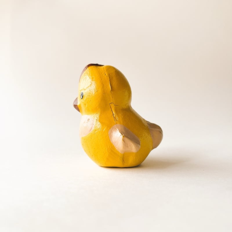 ソビエト 年代不明 ひよこ ソフビ 人形 高さ5.8cm | こぐま舎