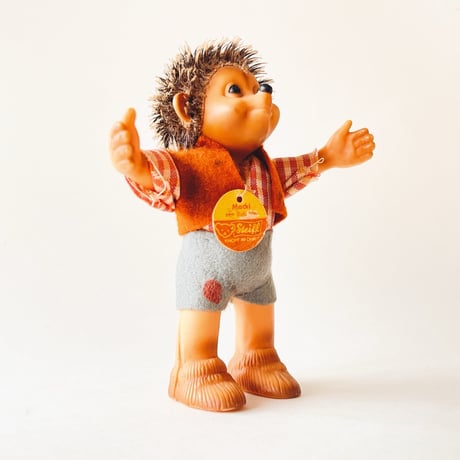 西ドイツ　メッキー　子どものマッキー　シュタイフ　高さ12cm