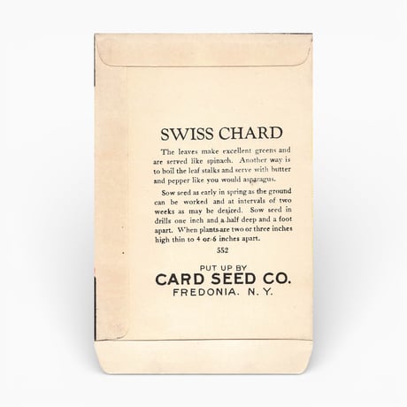 シードパケット　種袋　アメリカ　SWISS CHARD