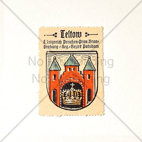 コーヒー・ハーグ広告切手　Teltow