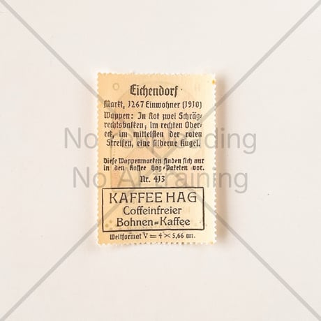 コーヒー・ハーグ広告切手　Eichendorf