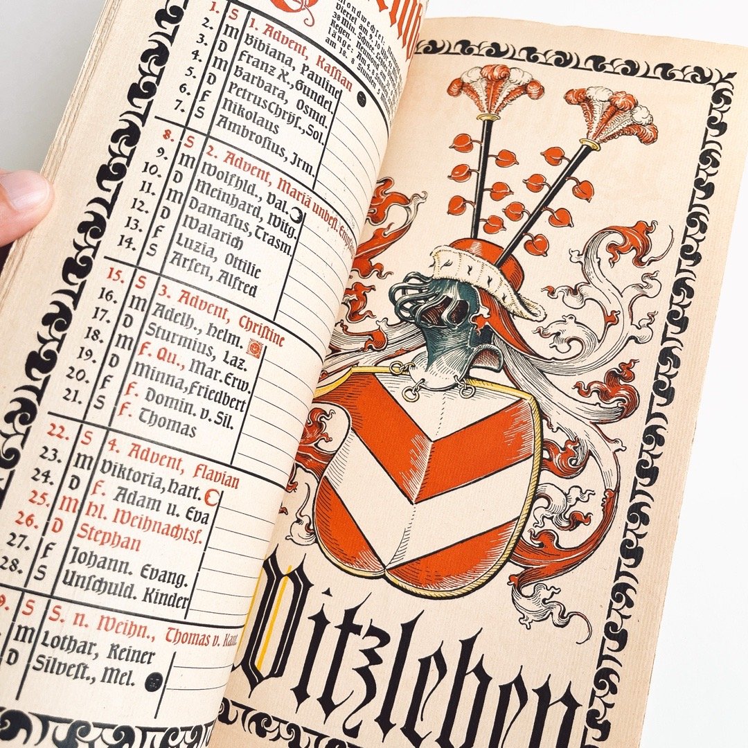 ミュンヘンカレンダー 1929 本 冊子 | こぐま舎