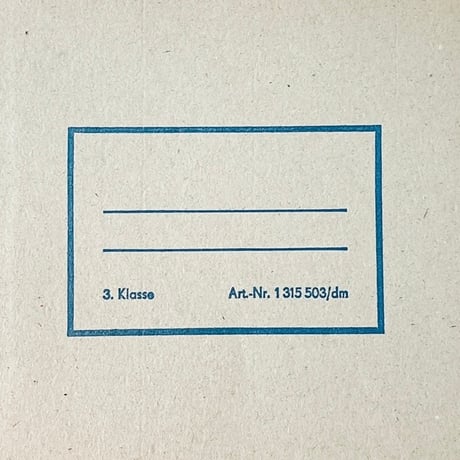 東ドイツ　学童用ノート　3. Klasse（3年生）　1980年代