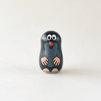 チェコ　ボールを持っているクルテク　スタンプ　木製　DETOA(デトア)