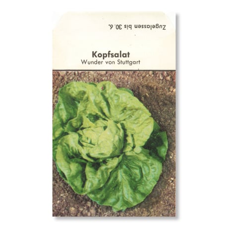 シードパケット　種袋　西ドイツ　Kopfsalat - Wunder von Stuttgart