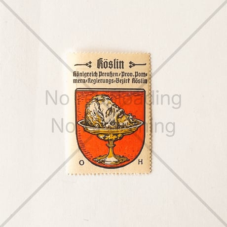 コーヒー・ハーグ広告切手　Köslin