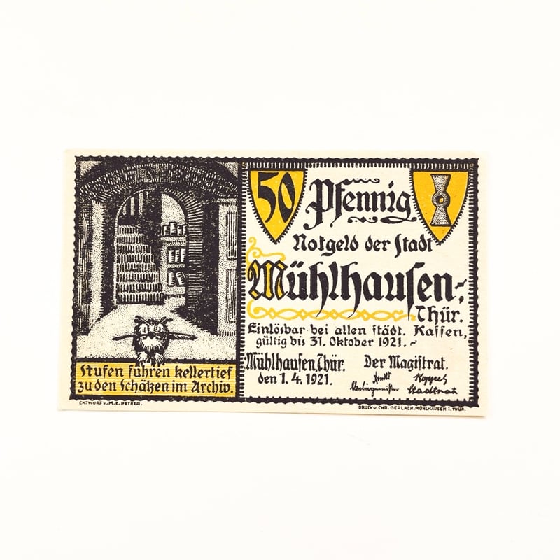 ドイツ 緊急紙幣 代用紙幣 ノーゲルト 5枚セット | こぐま舎