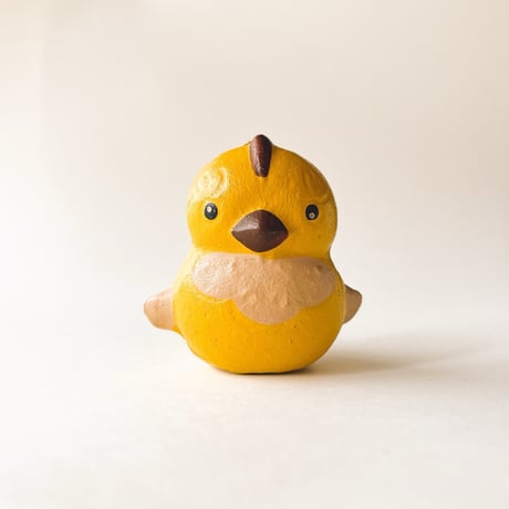 ソビエト　年代不明　ひよこ　ソフビ　人形　高さ5.8cm