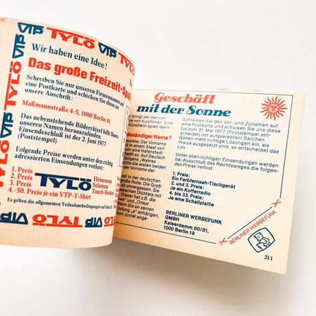 西ドイツ　クーポン冊子　Tag der offenen Tür　1977