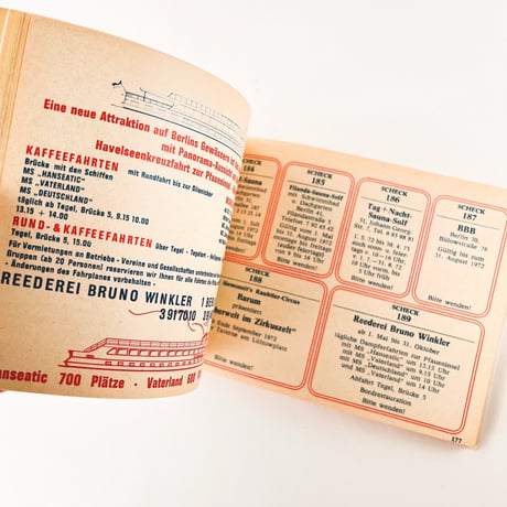 西ドイツ　クーポン冊子　Tag der offenen Tür　1972