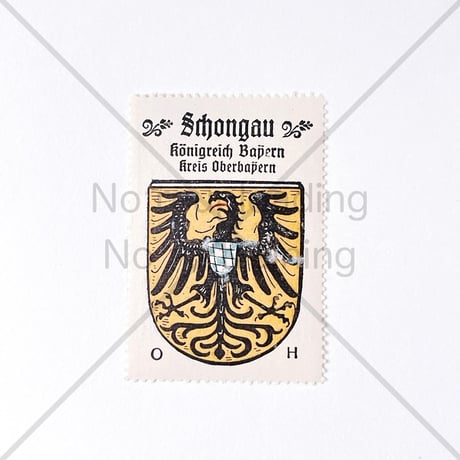 コーヒー・ハーグ広告切手　Schongau