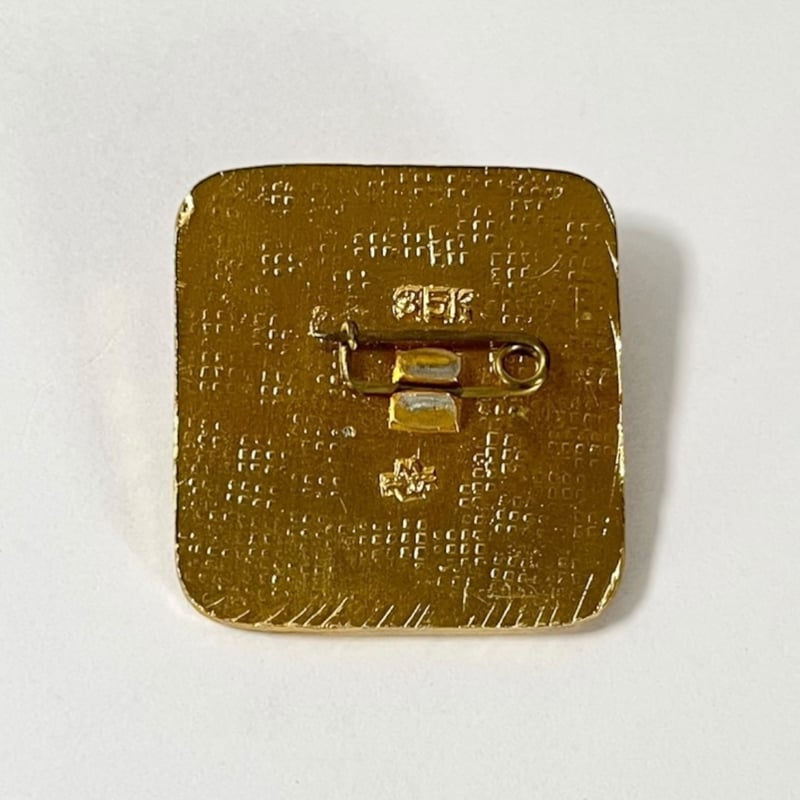 ソビエト モスクワオリンピック ミーシャ スクエアバッジ パドル