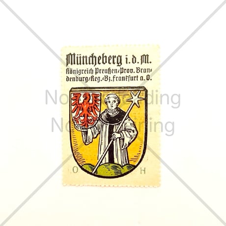コーヒー・ハーグ広告切手　Müncheberg i. d. M.