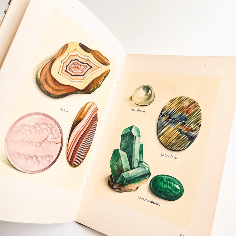 インゼル文庫　54 ドイツ 洋書 小さな鉱物の本　宝石 Das kleine Buch der Edelsteine 小さな鉱物の本 (インゼル文庫N