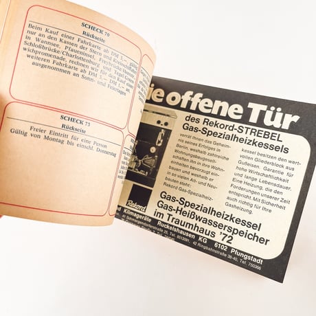 西ドイツ　クーポン冊子　Tag der offenen Tür　1972