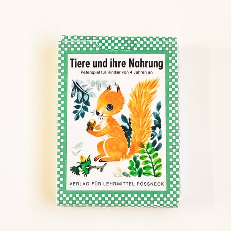 東ドイツ　カードゲーム　Tiere und ihre Nahrung　1960年〜1970年代