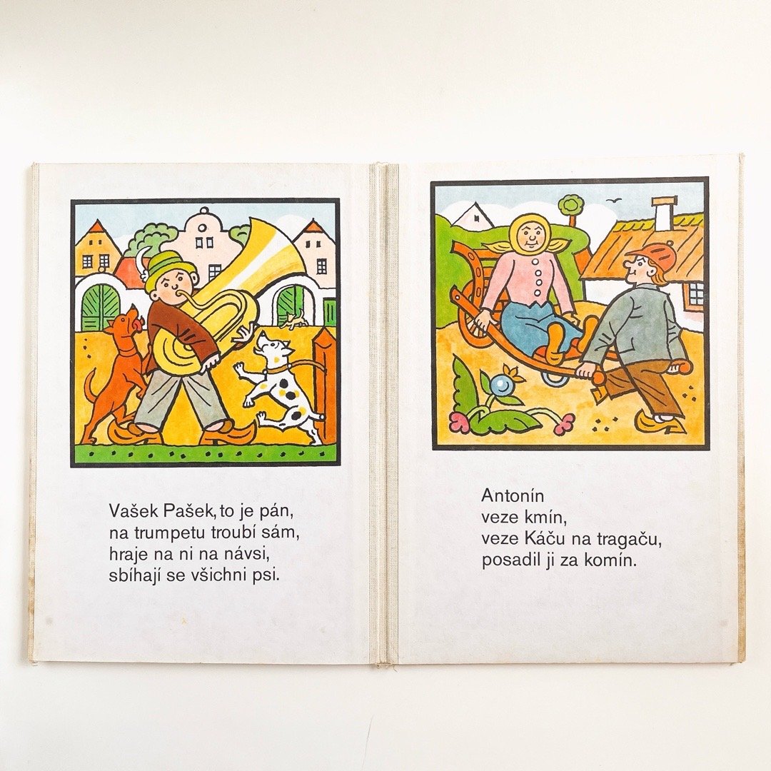 チェコスロバキア 絵本 Říkadla 1961年 ヨゼフ・ラダ | こぐま舎