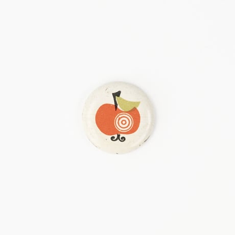 ソビエト　バッジ　りんご　1960年代-1980年代　白