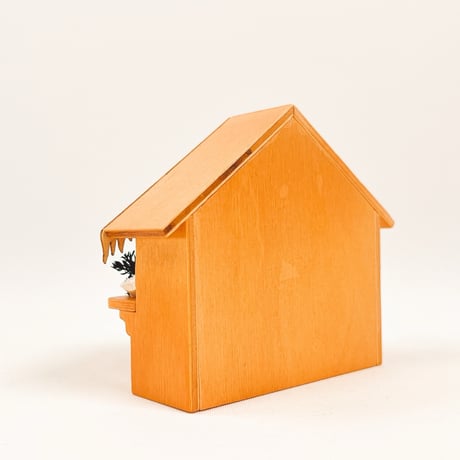 ドイツ　ザイフェン　人形　クリスマスツリーの飾りの小屋　Christbaumschmuck　木製