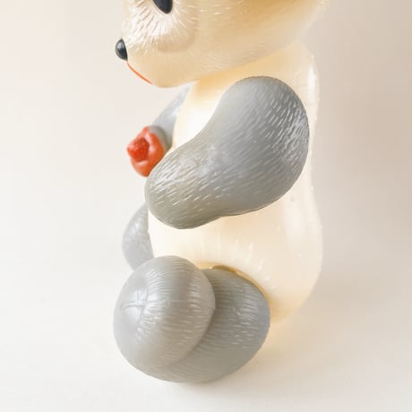 ソビエト　年代不明　パンダ　プラスチック製　フィギュア　人形