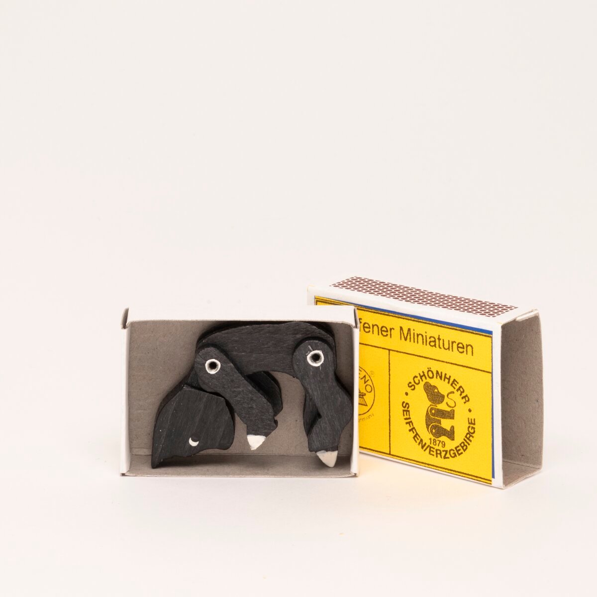 ドイツ ザイフェン 木製おもちゃ 猫 マッチ箱 | こぐま舎