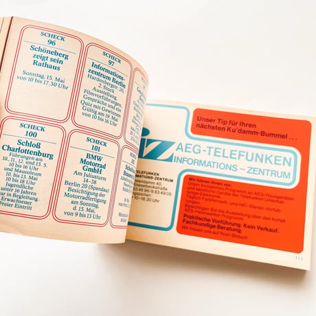 西ドイツ　クーポン冊子　Tag der offenen Tür　1977