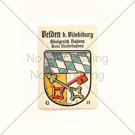 コーヒー・ハーグ広告切手　Velden b. Vilsbiburg
