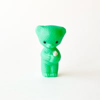 東ドイツ　プラスチック　ビールクマ　くま　グリーン　フィギュア