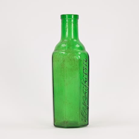 ドイツ　Lysoform　小　グリーン　ガラス瓶37　100ml