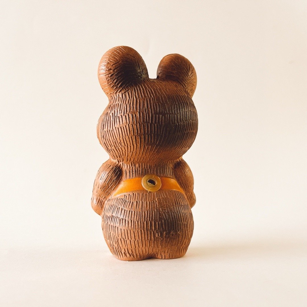 ソビエト 年代不明 ミーシャ ソフビ 高さ14cm | こぐま舎