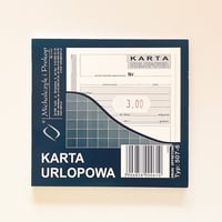 ポーランド　KARTA　領収書　横型　現行品