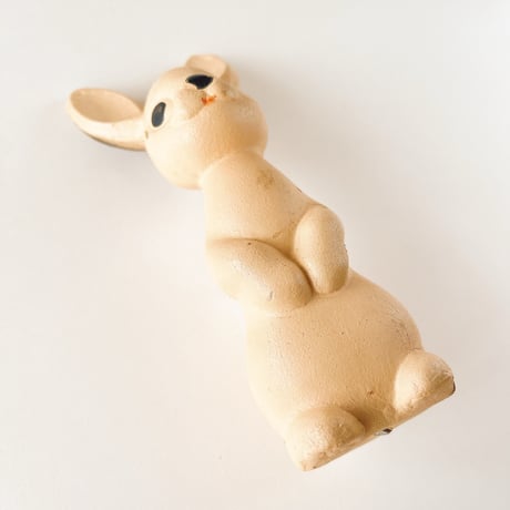 ソビエト　年代不明　うさぎ　ソフビ　人形　高さ17cm
