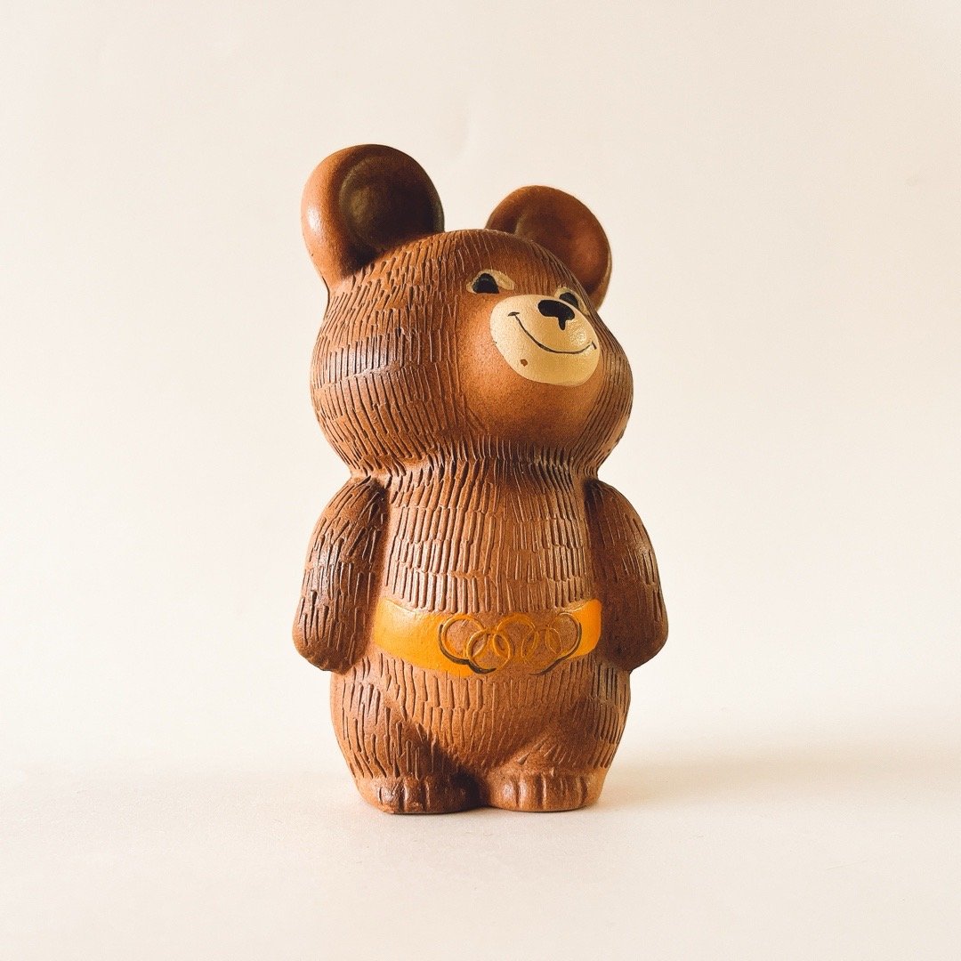 ソビエト 年代不明 ミーシャ ソフビ 高さ14cm | こぐま舎